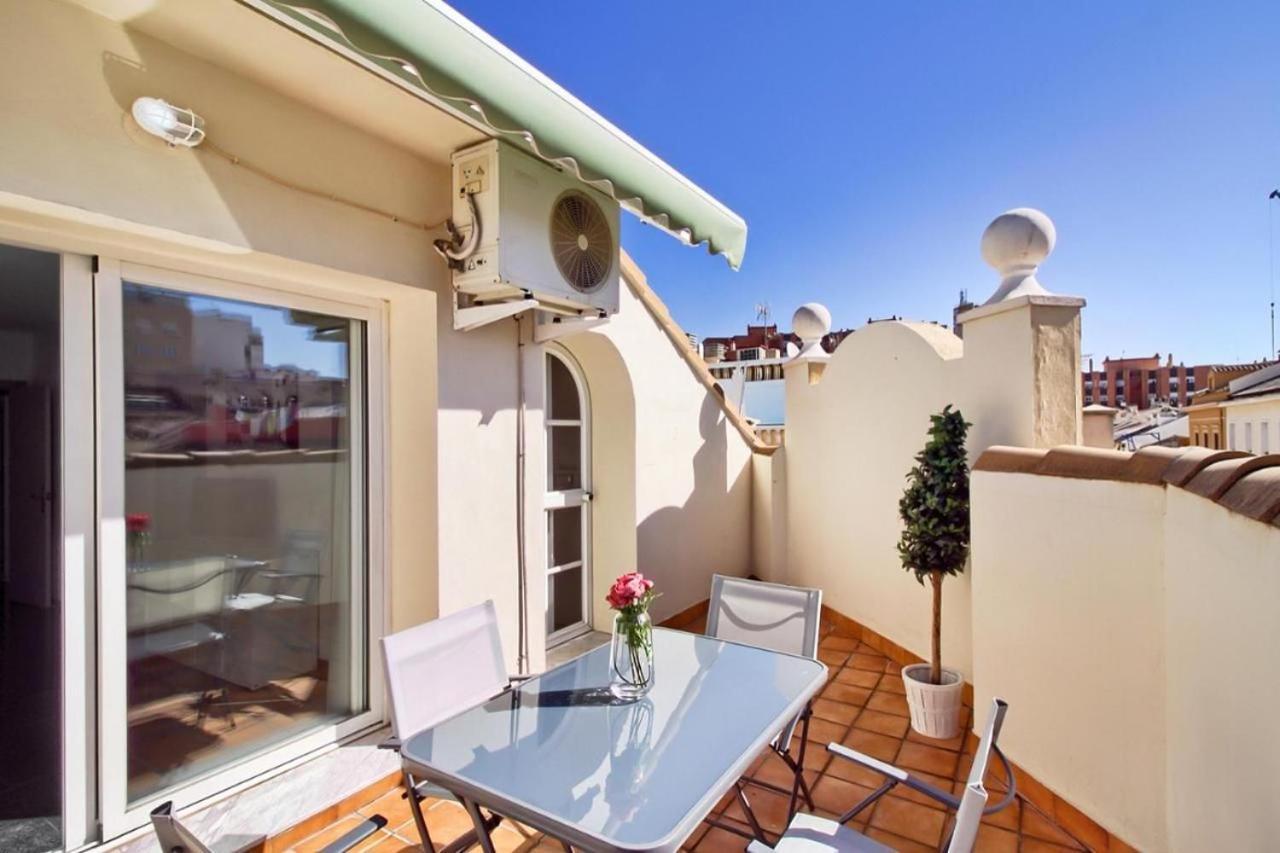شقة Atico Con Terraza Privada En Malaga Centro المظهر الخارجي الصورة