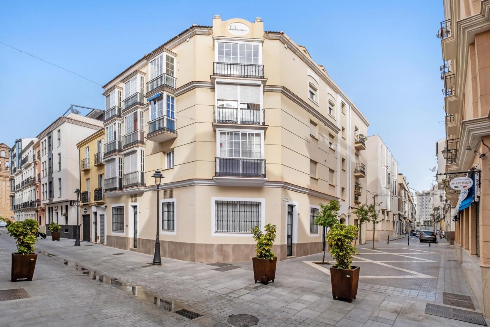 شقة Atico Con Terraza Privada En Malaga Centro المظهر الخارجي الصورة